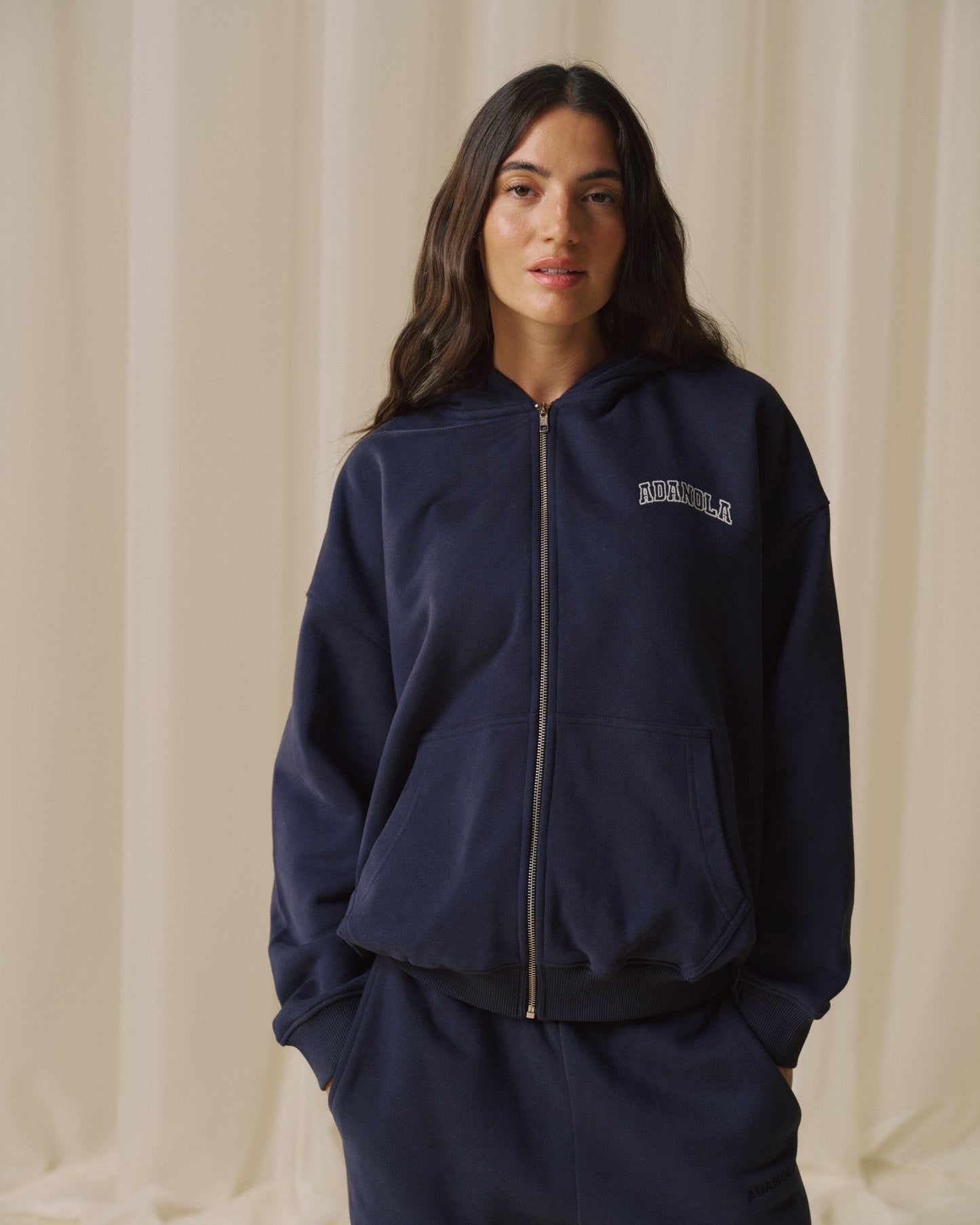 Classic Navy Zip-Up